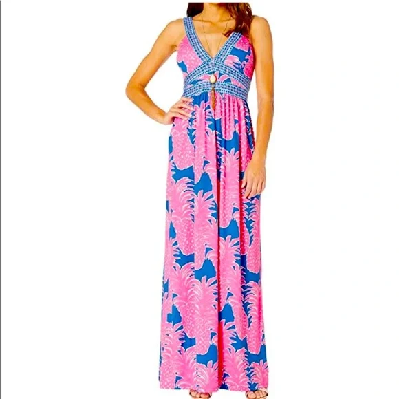 pineapple bridesmaid dress Brittany Pineapple Paradise Dress – vitae242 main image 1